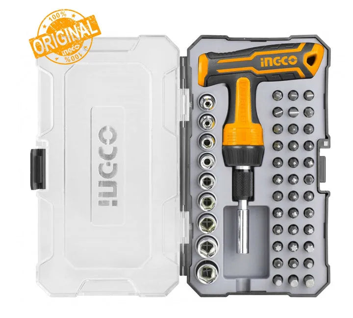 INGCO -  HKSDB0478 47PCS T-handle Wrench Screwdriver Set