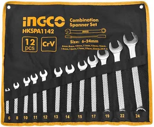 INGCO -  HKSPA1142 Combination Spanner Set