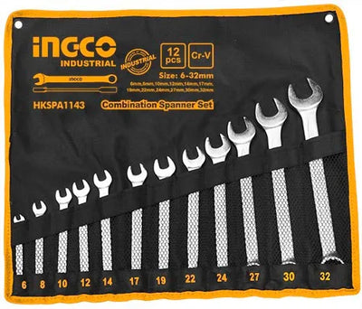 INGCO -  HKSPA1143 Combination Spanner Set