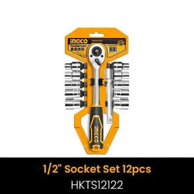 INGCO -  HKTS12122 12Pcs 1/2" Socket Set