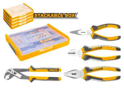 INGCO -  HKTV01P041 4 Pcs Pliers Set