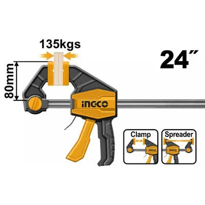 INGCO -  HQBC24802 Quick Bar Clamps