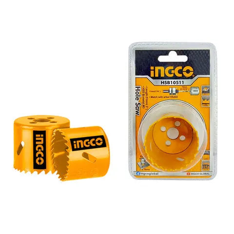 INGCO -  HSS bi-metal hole saw 51mm HSB10511