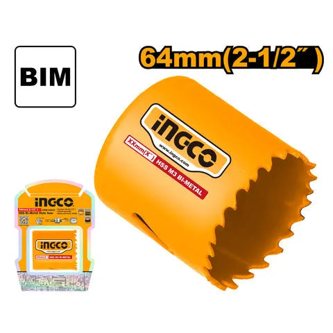 INGCO -  HSS bi-metal hole saw 64mm HSB10641