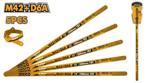 INGCO -  HSBKT12185 Bi-Metal Hacksaw Blade Set