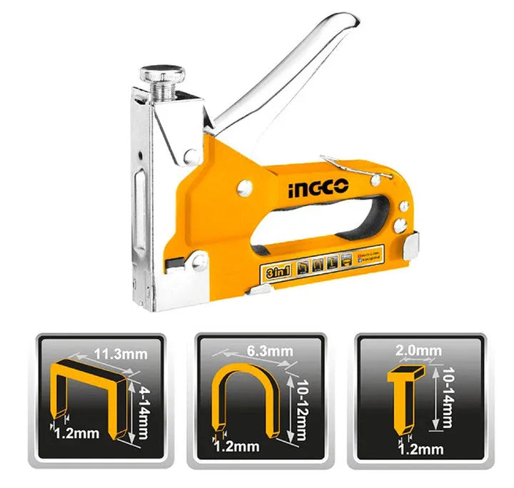 INGCO -  3 In 1 staple gun  HSG1405