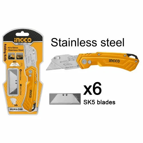 INGCO -  HUK6288 Folding Knife