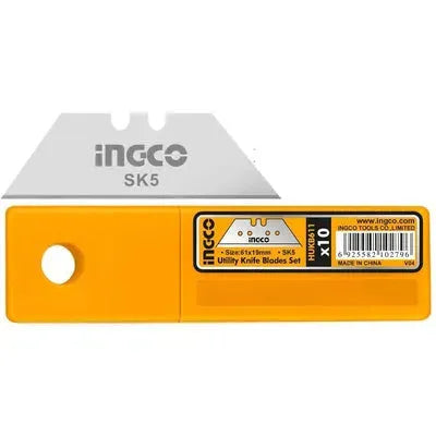 INGCO -  HUKB61001 10Pcs Utility Knife Blades Set