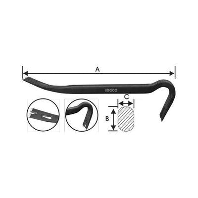 INGCO -  HWBA01242 Wrecking Bar