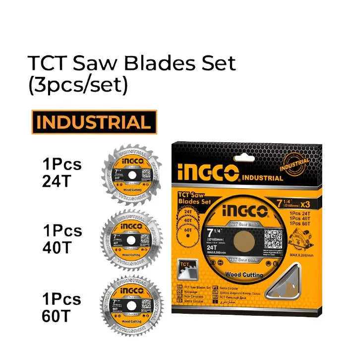 INGCO -  TSB51852153 TCT Saw Blade Set