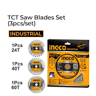 INGCO -  TSB51852153 TCT Saw Blade Set