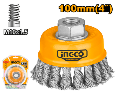 INGCO -  Wire cup brush 100mm WB21002