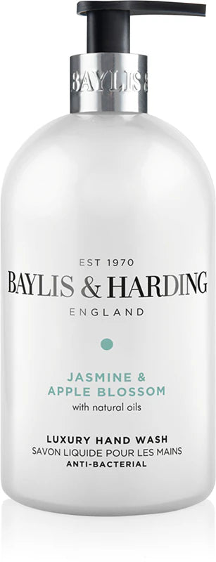 BAYLIS & HARDING - LUXURY HAND WASH - Jasmine & Apple Blossom - 500ml