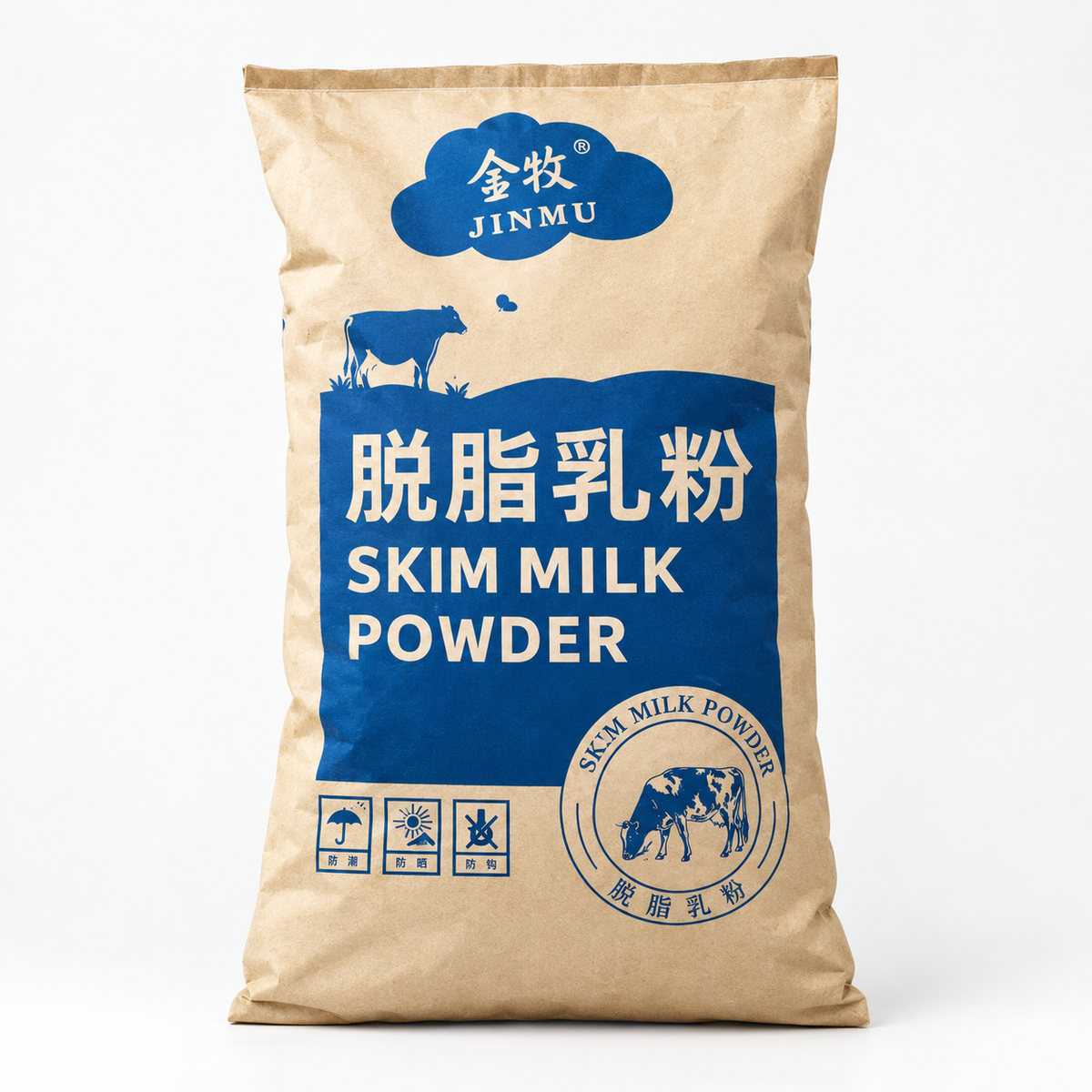 Jinmu Skim Milk Powder – Spray-Dried Food Processing Grade, 25kg Bag