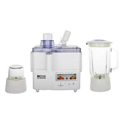 National Gold (NG) - Juicer Blender - 3 IN 1 - 1.25L Glass Jar - PL3OS