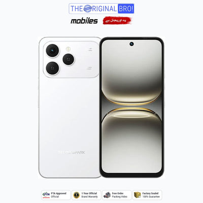 Tecno Spark 40 | 6GB - 128GB | PTA Approved | 1 Year Official Warranty | Factory Sealed | The Original Bro Mobiles
