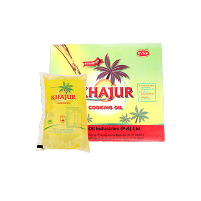 Khajur - Cooking Oil - 5 Packs (1KG each)