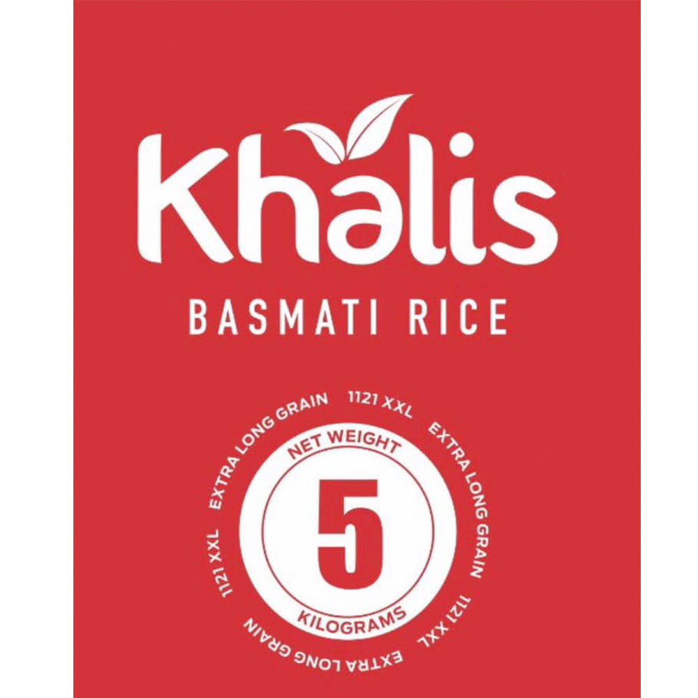 Khalis - Pure 1121 - Kainat Steamed Rice - Extra Long Grain - Chawal Wale - 5KG