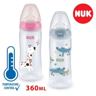 NUK FC+ BTL PP 360ML SI 2XLTEMP INE BOX (6-18)M