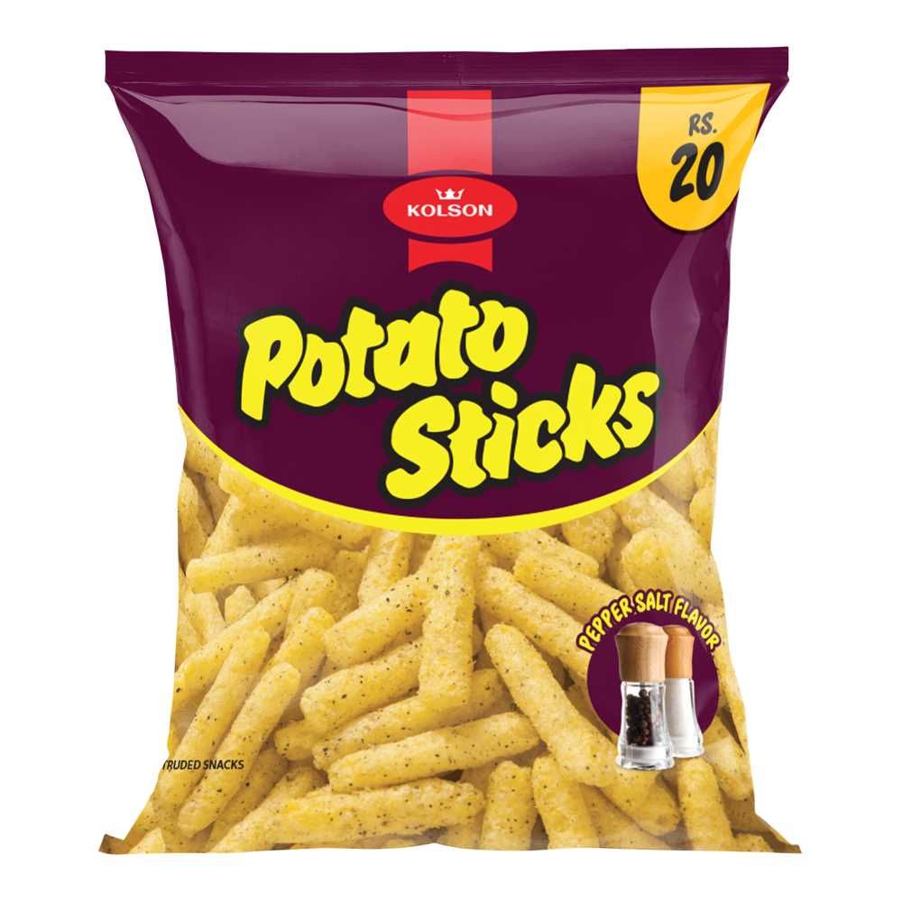 Kolson - Potato Sticks - Pepper & Salt - 38g x 60 pcs