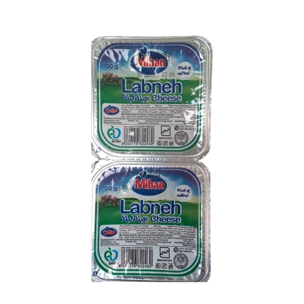 Mihan - Labneh Cheese - Original  - 180 gm (2x90gm)