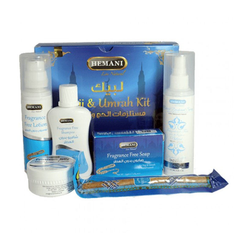 Hemani - Hajj & Umrah Kit - 6 in 1 - Exclusive Collection Pack