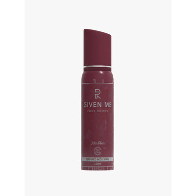 John Allen Non Gas - Body Spray - Given Me - 120ML