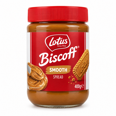 Lotus Biscoff Smooth Spread – Jar and Label