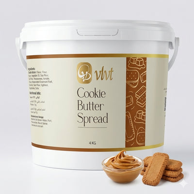 Voglia - Vlvt - Cookie Butter Spread (Inspired From Lotus) Spread 4KG