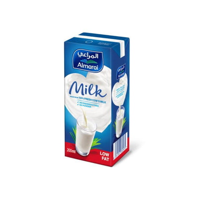 Almarai - PLAIN MILK LOW FAT - 200ml X 18