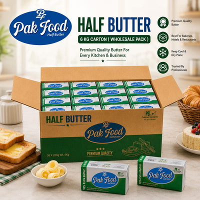 Pak Food Butter 200g Salted/Unsalted 6kg CTN