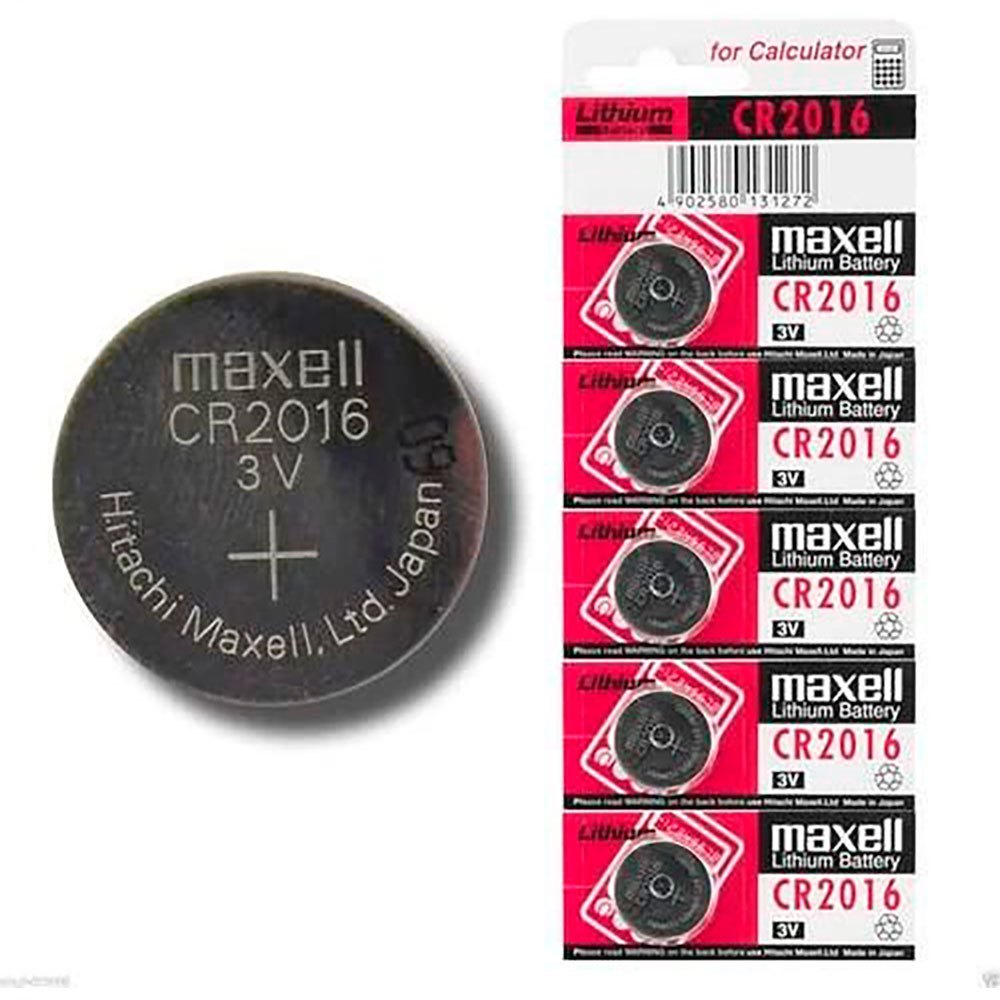 Maxell - CR2016 3V Lithium Coin Cell Battery - 5 Batteries