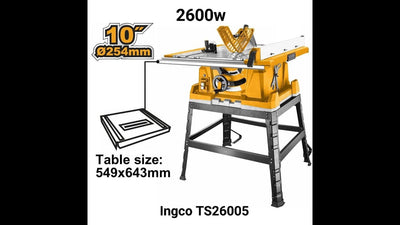 INGCO -  Table saw 2600w TS26005