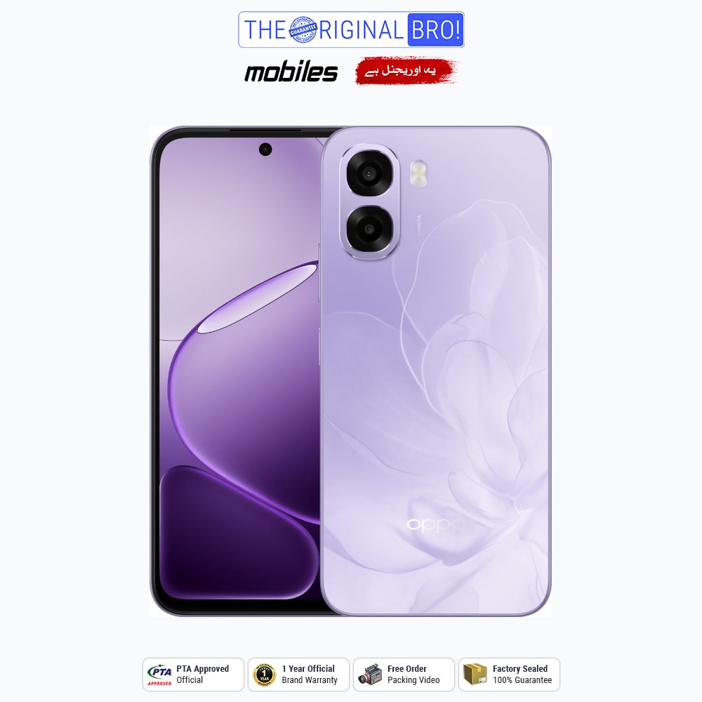 Oppo A6x | 4GB - 128GB | PTA Approved | 1 Year Official Warranty | Factory Sealed | The Original Bro Mobiles