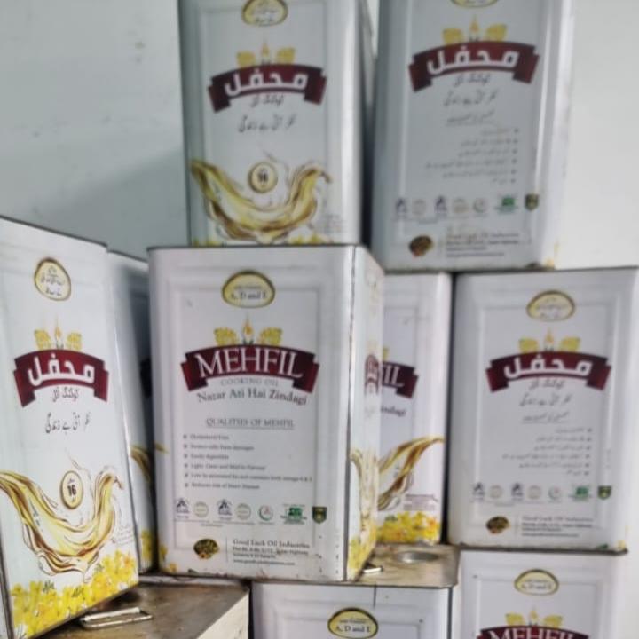 Mehfil - Canola - Pure Cooking Oil - 16 Litres Tin