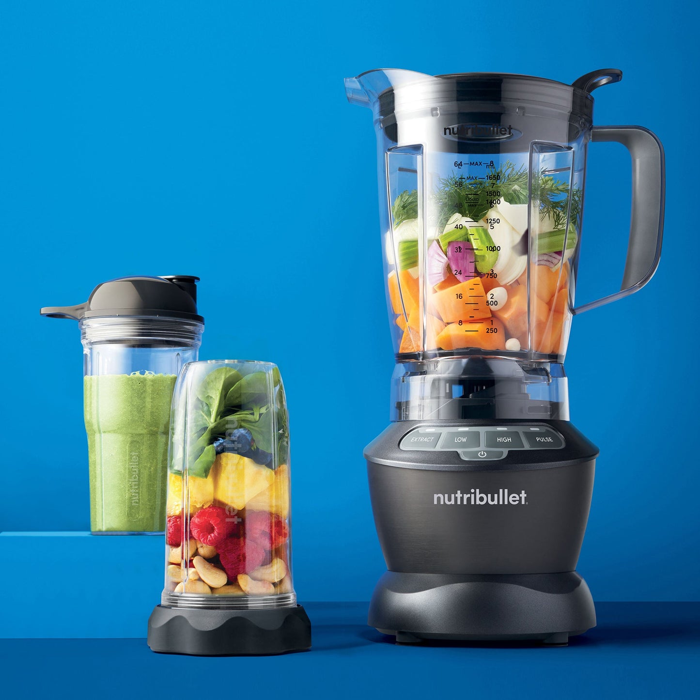 Nutribullet - Fullsize Blender Combo - NBC-1110DG - Versatile Blending - Black - 1 Year Warranty