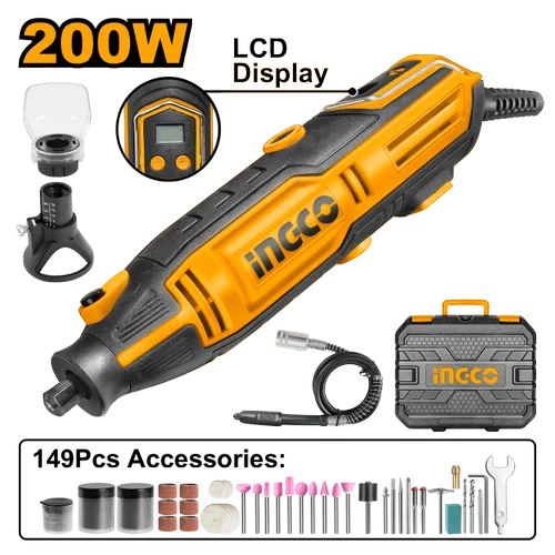 INGCO -  Mini grinder 200w MG2008