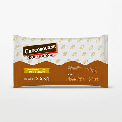 Lactobake - Chocobourne - Milk Chocolate MCB-A0200 - Chocolate Slab - 2.5Kg