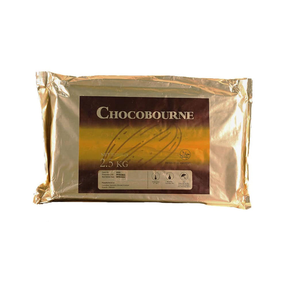 Lactobake - Chocobourne - Milk Chocolate - Chocolate Slab - 2.5Kg