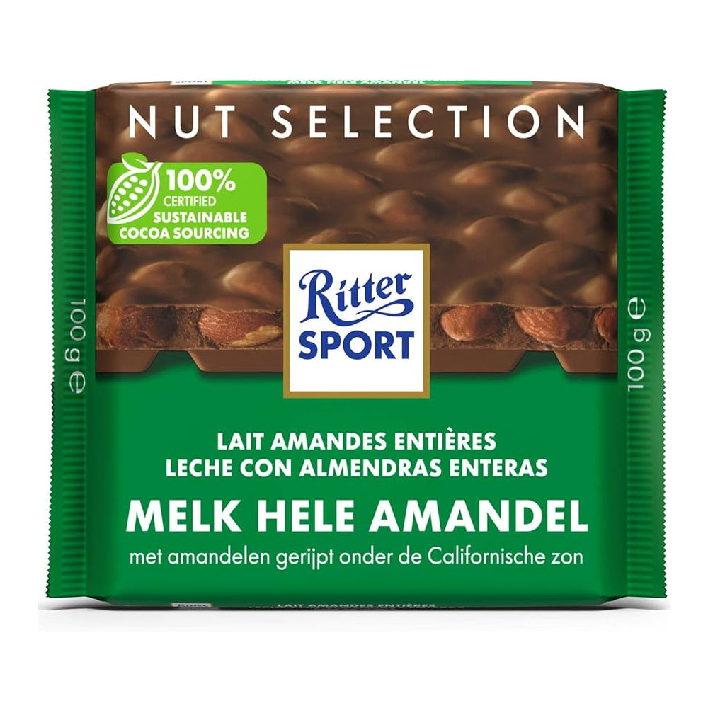 Ritter Sport - Milk Whole Almonds - 100g