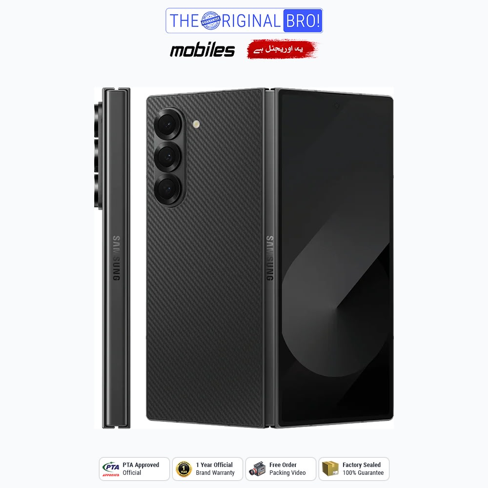 Samsung Galaxy Z Fold 6 5G | 12GB - 512GB | PTA Approved | 1 Year Official Warranty | Factory Sealed | The Original Bro Mobiles