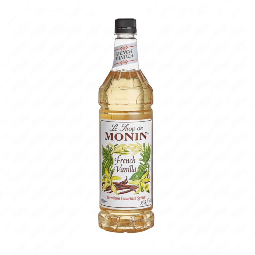 Bottle of Monin French Vanilla Syrup