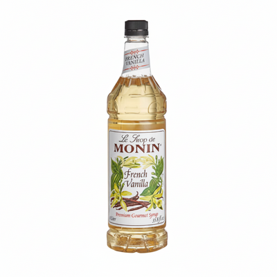 Bottle of Monin French Vanilla Syrup