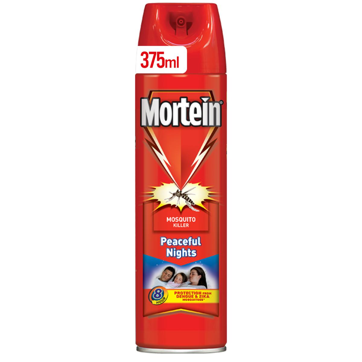 Mortein Flying Insect Killer Spray Peaceful Nights 375ml – Carton of 24 Packs