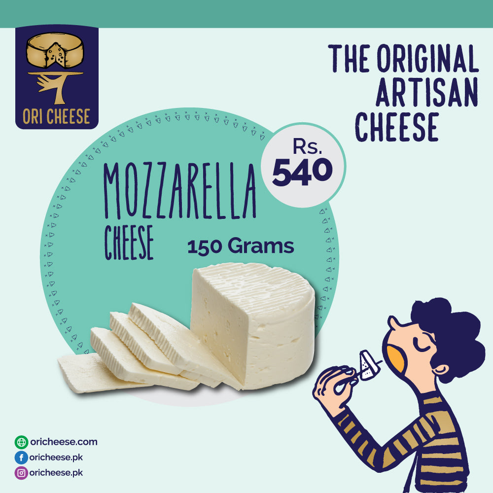 Ori Cheese- Mozzarella- 150 Grams - Vacuum packed bag