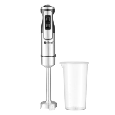 National Gold (NG) - Hand Blender - 1000W - DC Motor - 600ML Measuring Cup - Steel Black - NG-786-812