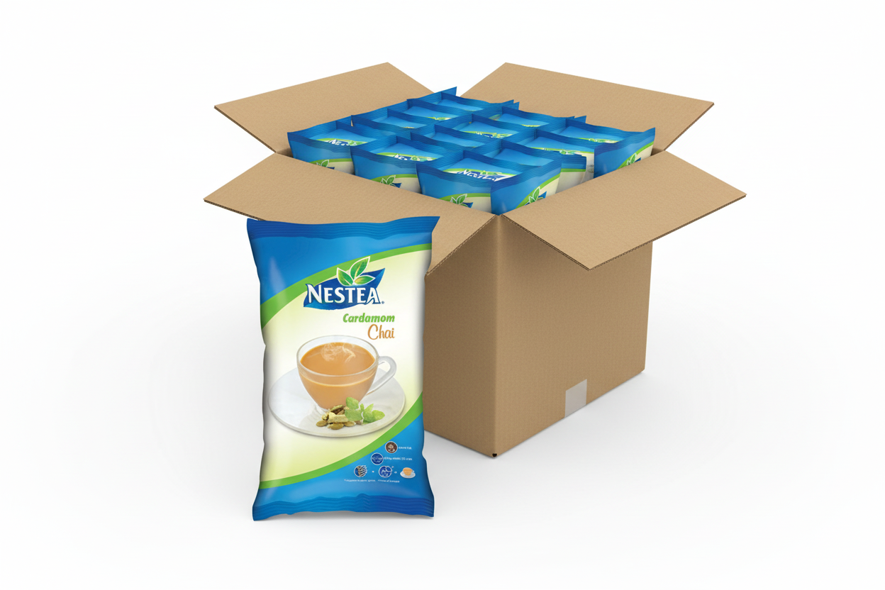 Nestle Cardamom Tea - 500 gm - 20 Packs (1 ctn)