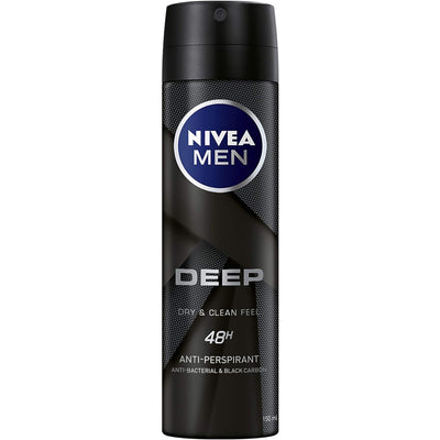 Nivea Men - Deep - 48H Protection - Antiperspirant for Men - Spray 150ml