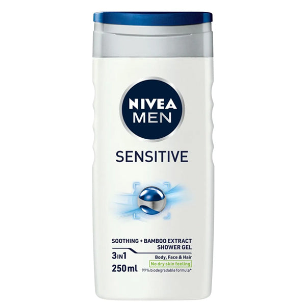 Nivea Men - Sensitive - Body Wash for Men - 250 ML