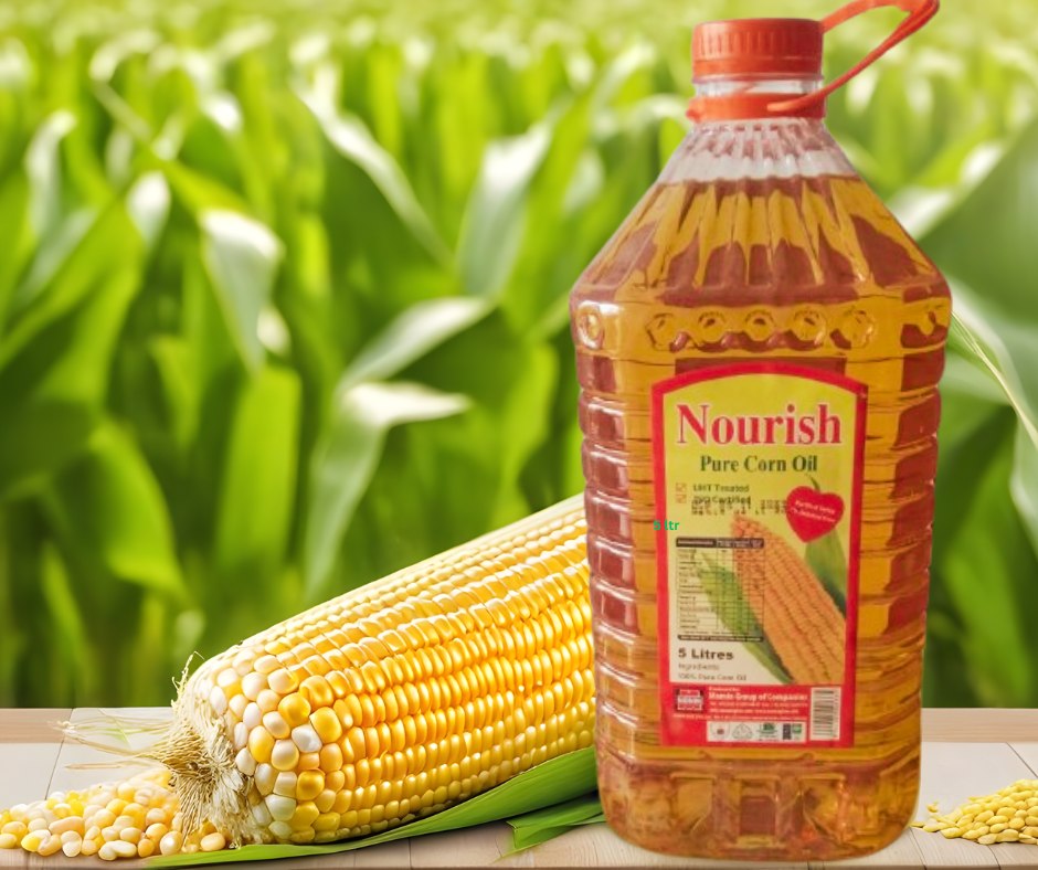 Nourish (Momin) - 100% Pure Corn Oil - Cooking Oil - 5 Litres